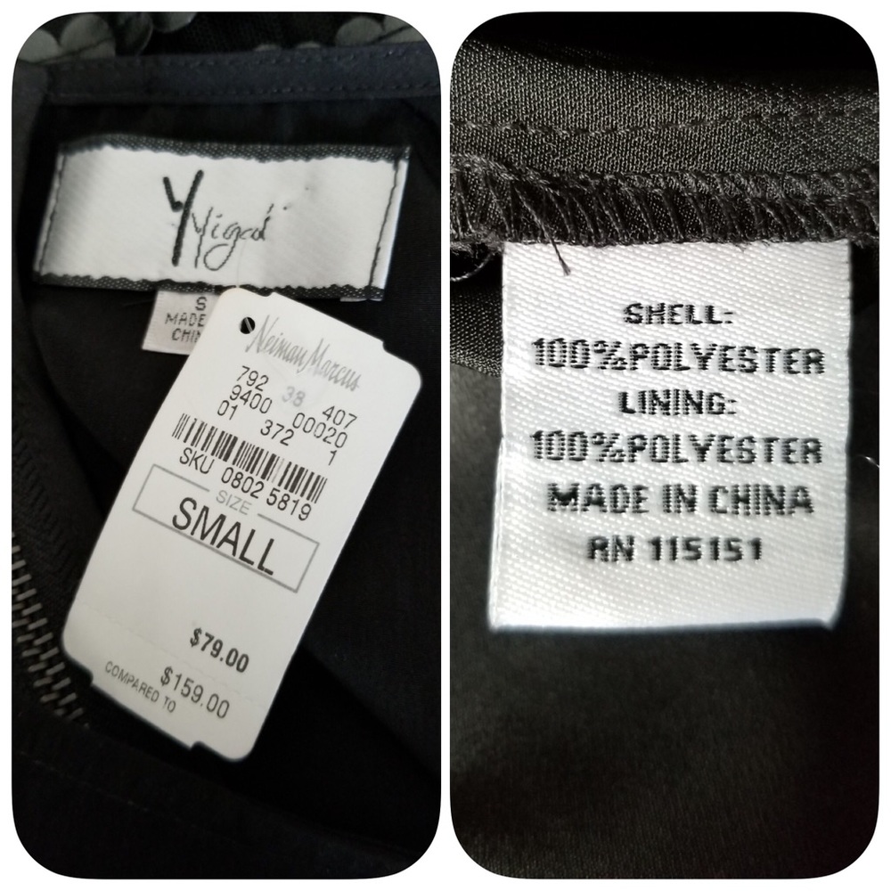 ❌SOLD❌NEW Y YIGAL AZOROUEL LITTLE BLACK DRESS - SMALL - Picture 10 of 11
